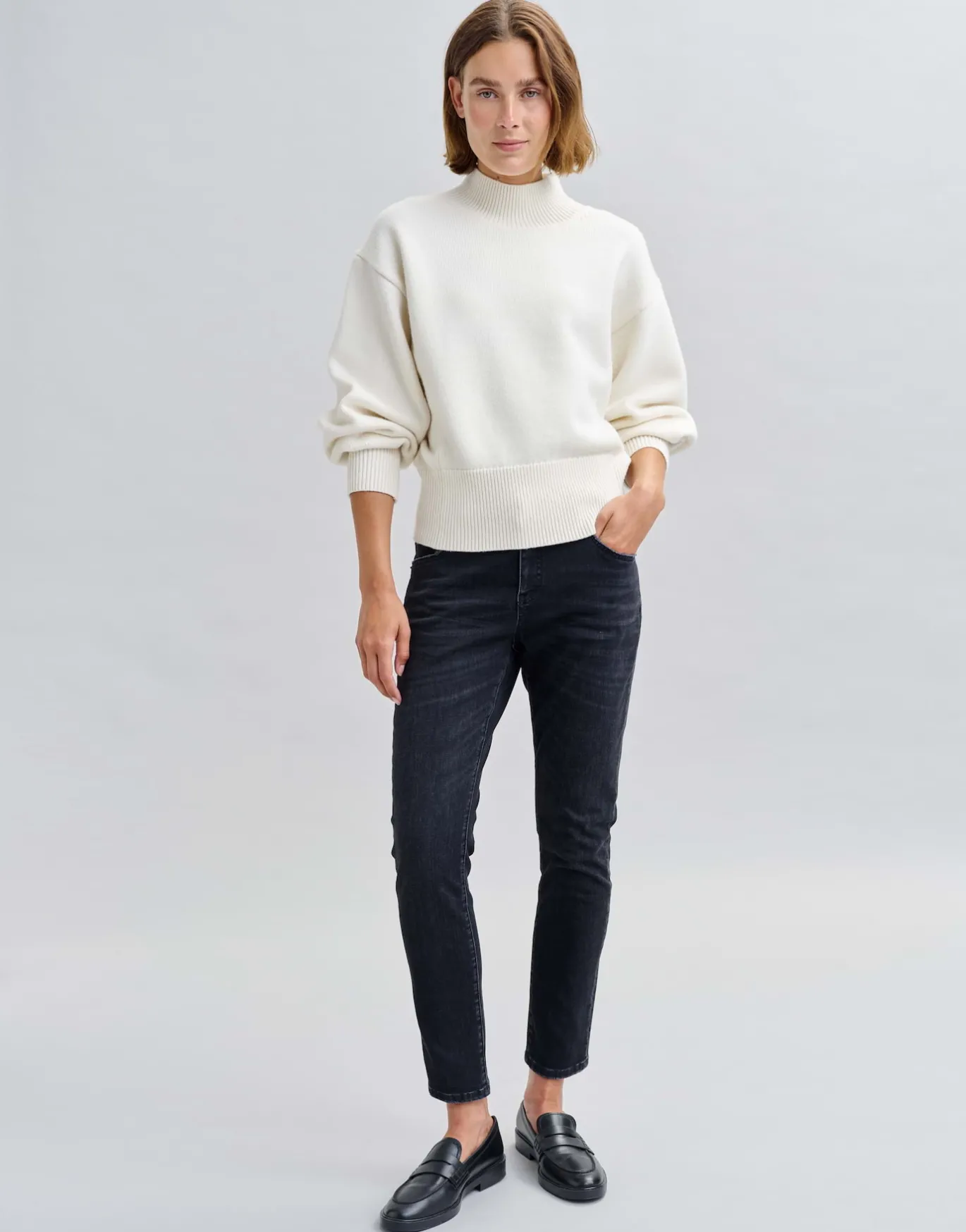 Damen OPUS Jeans^Slim Jeans Evita Schwarz Online Bestellen