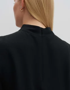 Damen OPUS Blusen^Stehkragenbluse Zeuna Schwarz Online Bestellen