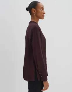 Damen OPUS Blusen^Stehkragenbluse Ziano Rot Online Bestellen