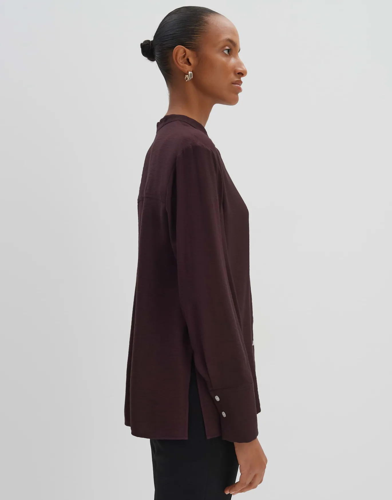 Damen OPUS Blusen^Stehkragenbluse Ziano Rot Online Bestellen