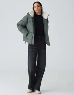 Damen OPUS Jacken / Mäntel^Steppjacke Haide Grün Online Bestellen
