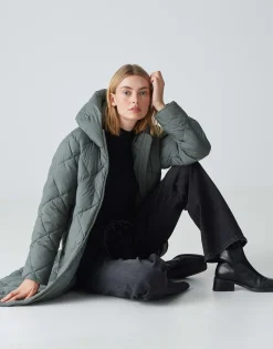 Damen OPUS Jacken / Mäntel^Steppmantel Hubine Fresh Grün Online Bestellen