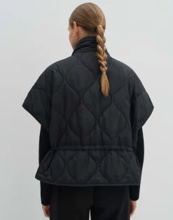 Damen OPUS Jacken / Mäntel | Blazer / Westen^Steppweste Venke Schwarz Online Bestellen