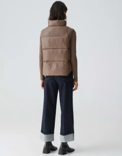 Damen OPUS Jacken / Mäntel | Blazer / Westen^Steppweste Woertel Braun Online Bestellen