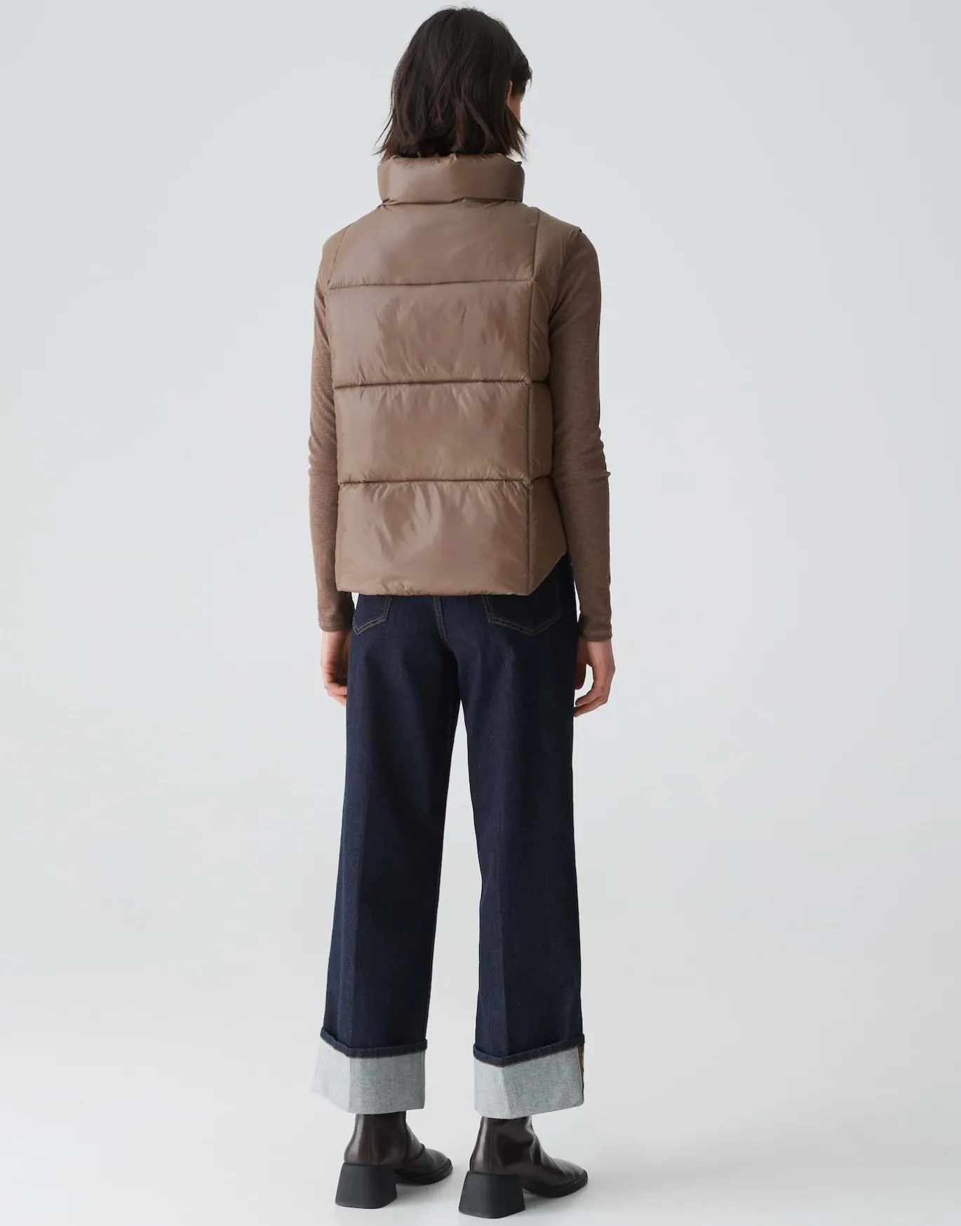 Damen OPUS Jacken / Mäntel | Blazer / Westen^Steppweste Woertel Braun Online Bestellen