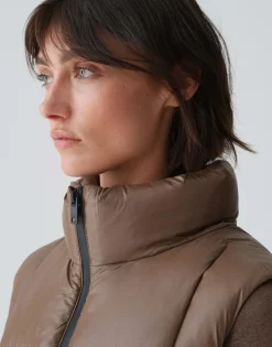 Damen OPUS Jacken / Mäntel | Blazer / Westen^Steppweste Woertel Braun Online Bestellen