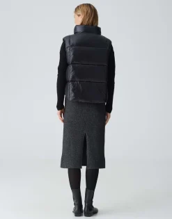 Damen OPUS Jacken / Mäntel | Blazer / Westen^Steppweste Woertel Schwarz Online Bestellen