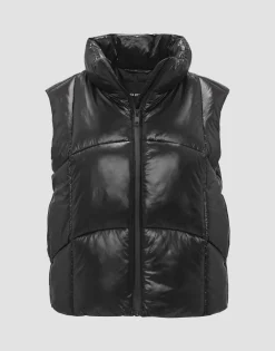 Damen OPUS Jacken / Mäntel | Blazer / Westen^Steppweste Woertel Schwarz Online Bestellen