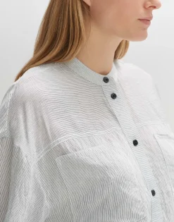 Damen OPUS Blusen^Streifenbluse Fintra Weiß Online Bestellen