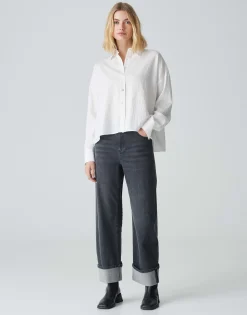 Damen OPUS Blusen^Streifenbluse Fredi Weiß Online Bestellen