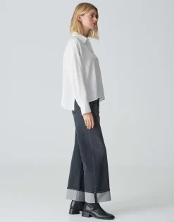 Damen OPUS Blusen^Streifenbluse Fredi Weiß Online Bestellen