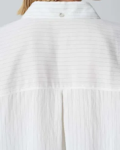 Damen OPUS Blusen^Streifenbluse Fredi Weiß Online Bestellen
