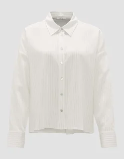 Damen OPUS Blusen^Streifenbluse Fredi Weiß Online Bestellen