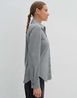 Damen OPUS Blusen^Streifenbluse Zmarta Grau Online Bestellen
