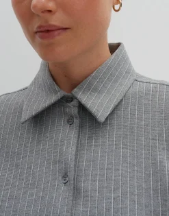 Damen OPUS Blusen^Streifenbluse Zmarta Grau Online Bestellen