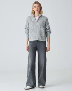 Damen OPUS Strick^Strickjacke Darila Grau Online Bestellen