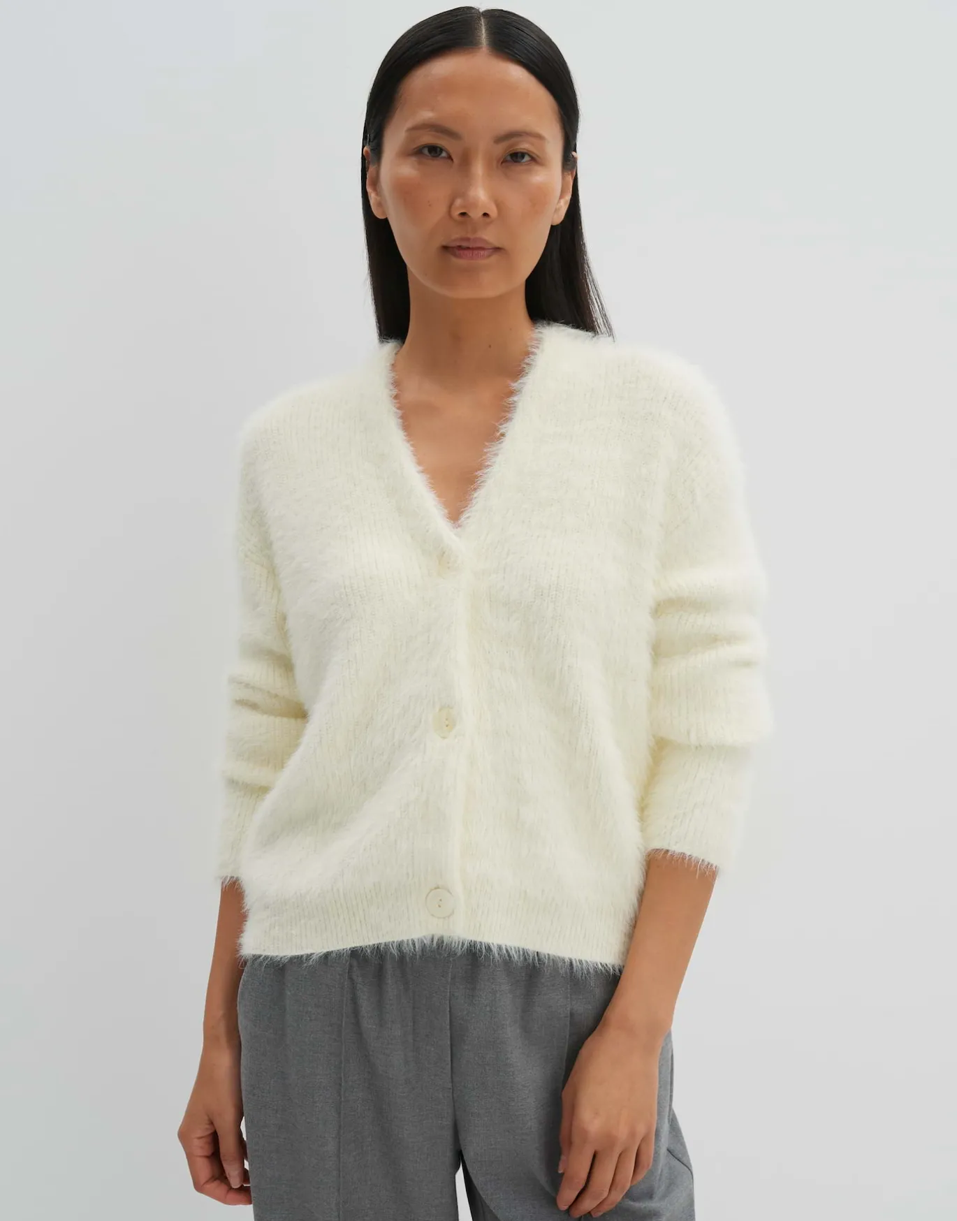 Damen OPUS Strick^Strickjacke Tannah Weiß Online Bestellen