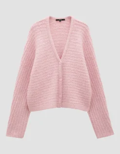 Damen OPUS Strick^Strickjacke Timaria Rosé Online Bestellen