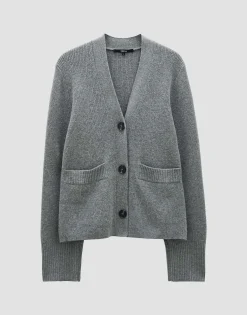 Damen OPUS Strick^Strickjacke Timila Grau Online Bestellen