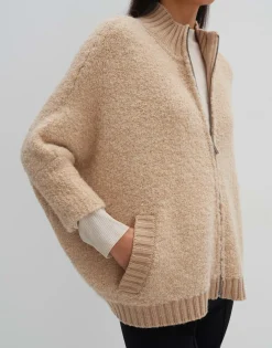 Damen OPUS Strick^Strickjacke Touclee Detail Beige Online Bestellen