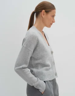 Damen OPUS Strick^Strickjacke Tunja Grau Online Bestellen