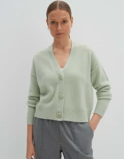 Damen OPUS Strick^Strickjacke Tunja Grün Online Bestellen