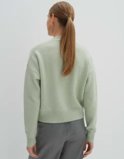 Damen OPUS Strick^Strickjacke Tunja Grün Online Bestellen