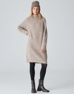 Damen OPUS Strick | Kleider^Strickkleid Wakona Braun Online Bestellen