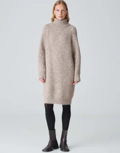 Damen OPUS Strick | Kleider^Strickkleid Wakona Braun Online Bestellen