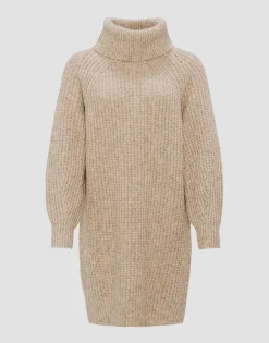 Damen OPUS Strick | Kleider^Strickkleid Wakya Beige Online Bestellen