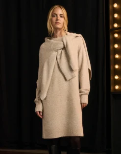 Damen OPUS Strick | Kleider^Strickkleid Waletta Braun Online Bestellen