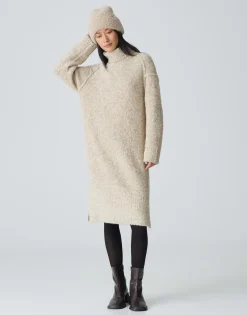Damen OPUS Strick | Kleider^Strickkleid Wastelle Beige Online Bestellen