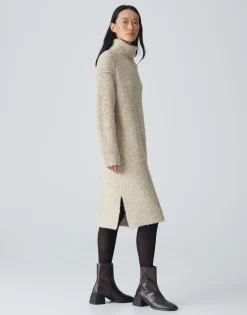 Damen OPUS Strick | Kleider^Strickkleid Wastelle Beige Online Bestellen