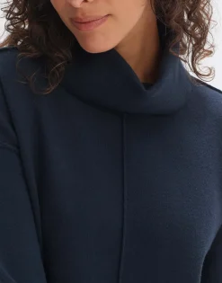 Damen OPUS Kleider^Strickkleid Wingela Blau Online Bestellen