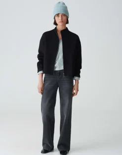 Damen OPUS Accessoires^Strickmütze Adela Cap Blau Online Bestellen