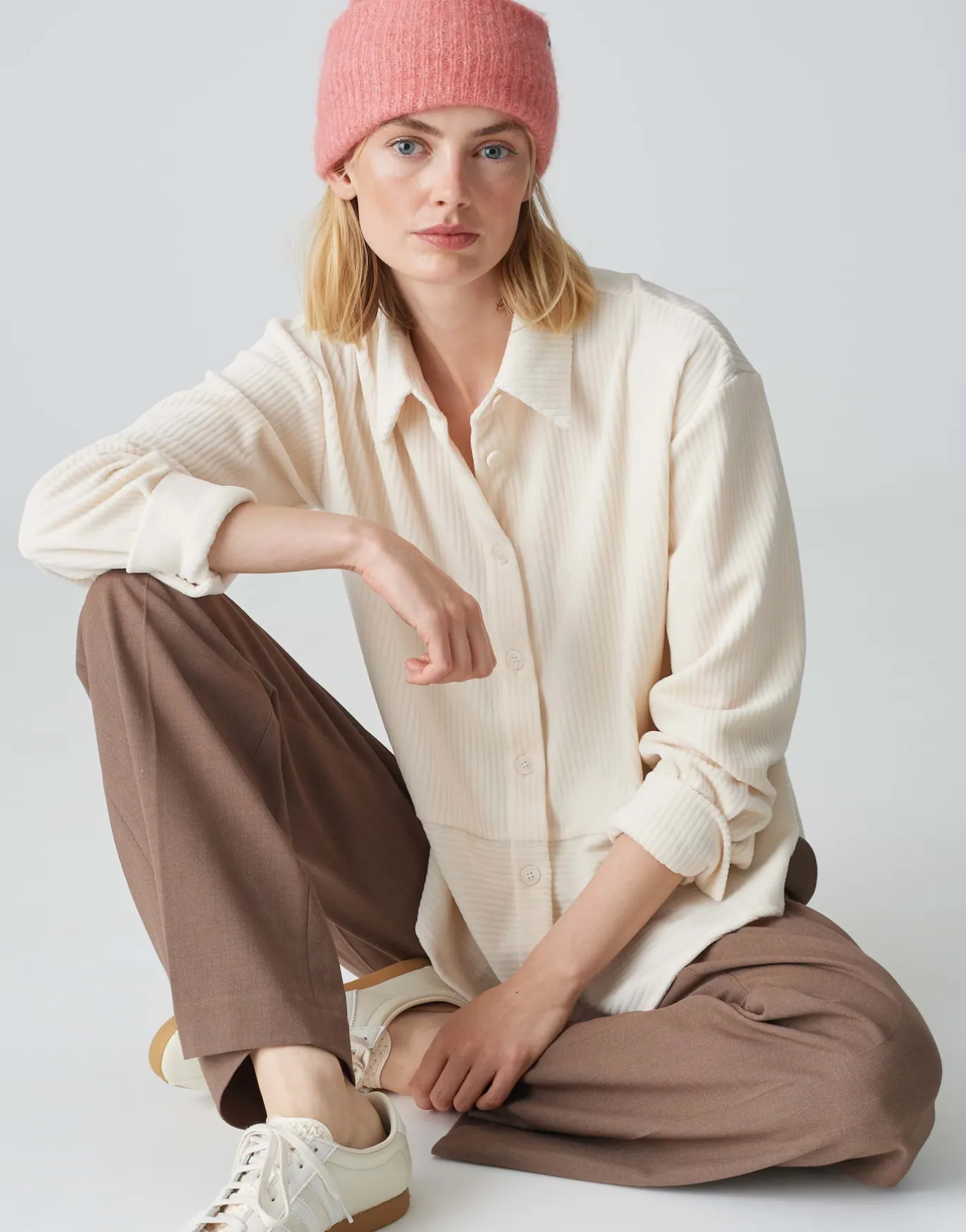 Damen OPUS Accessoires^Strickmütze Afello Cap Rosé Online Bestellen
