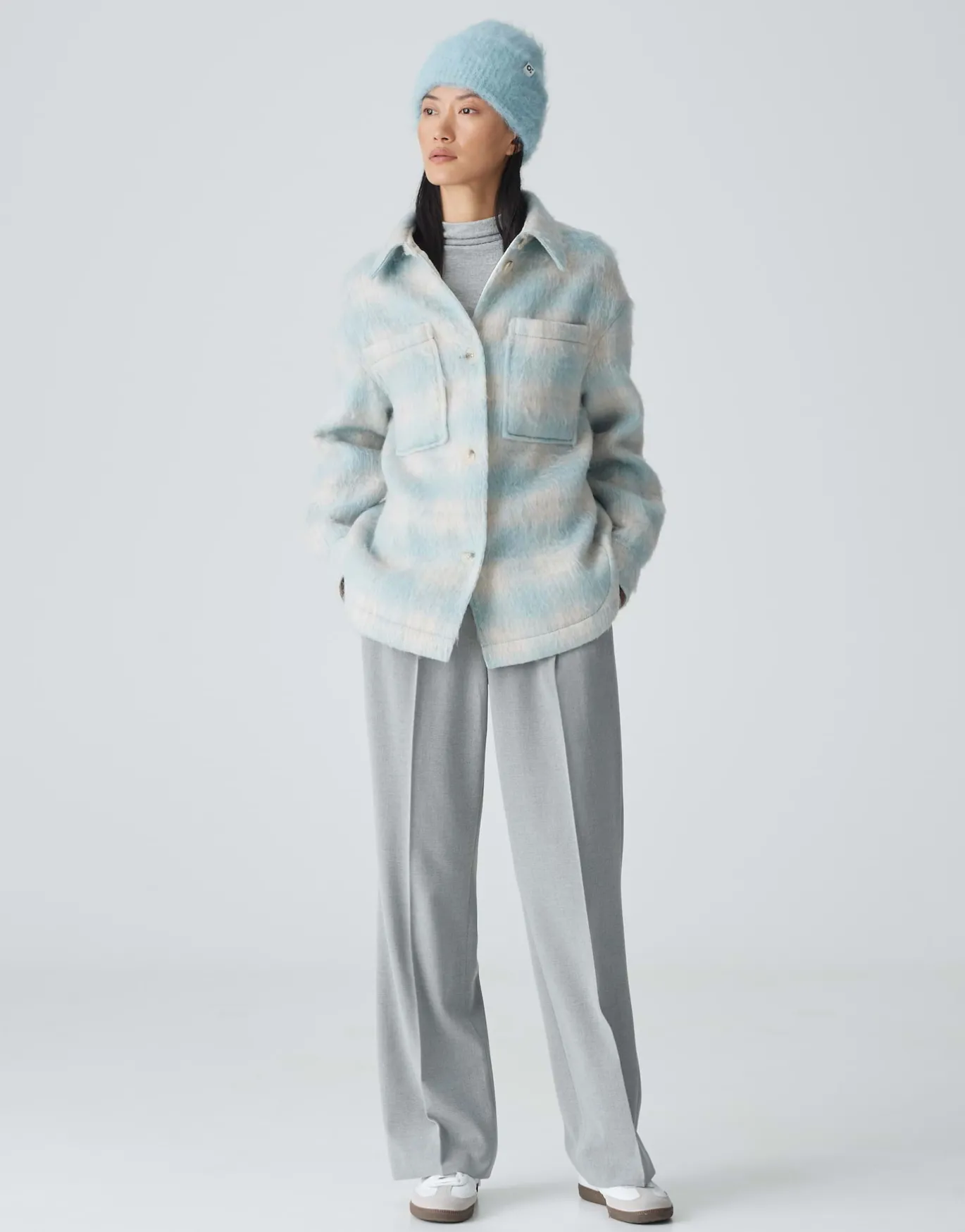 Damen OPUS Accessoires^Strickmütze Atilly Cap Blau Online Bestellen