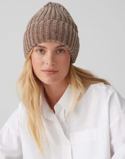 Damen OPUS Accessoires^Strickmütze Awami Rib Braun Online Bestellen