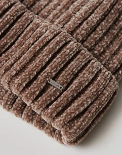 Damen OPUS Accessoires^Strickmütze Awami Rib Braun Online Bestellen