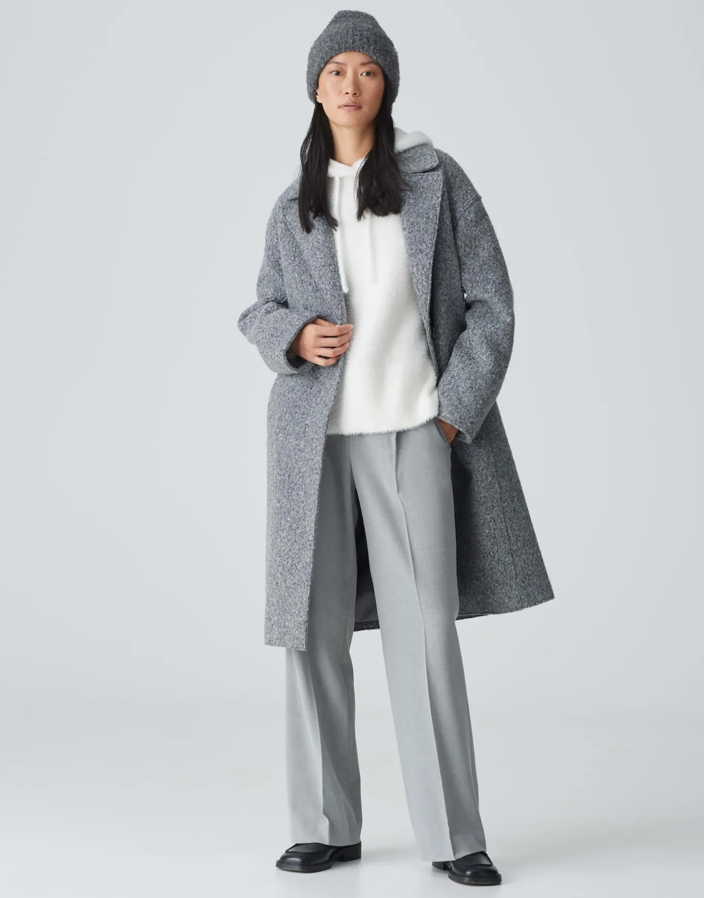 Damen OPUS Accessoires^Strickmütze Awomi Cap Grau Online Bestellen