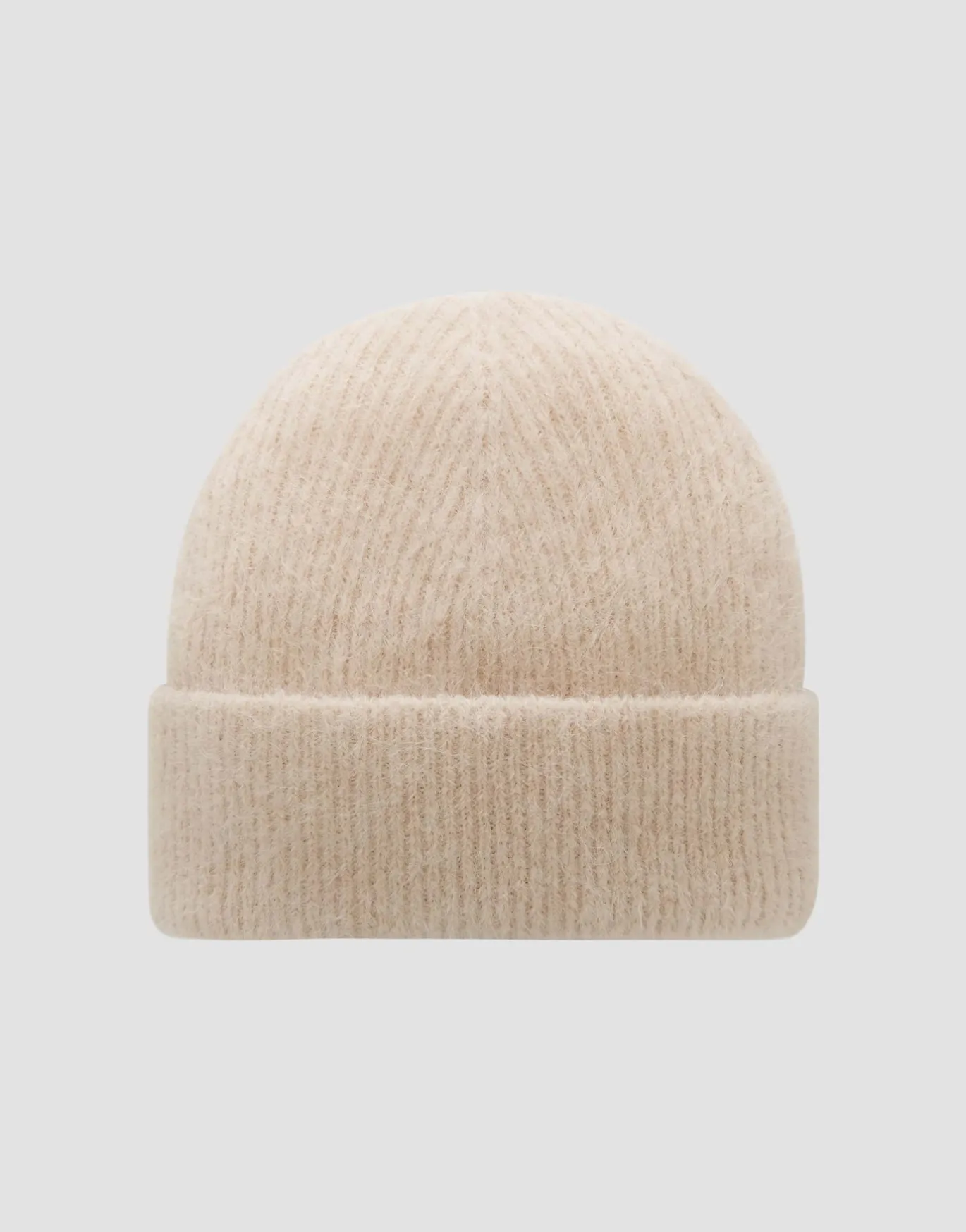 Damen OPUS Accessoires^Strickmütze Beky Fluffy Beige Online Bestellen