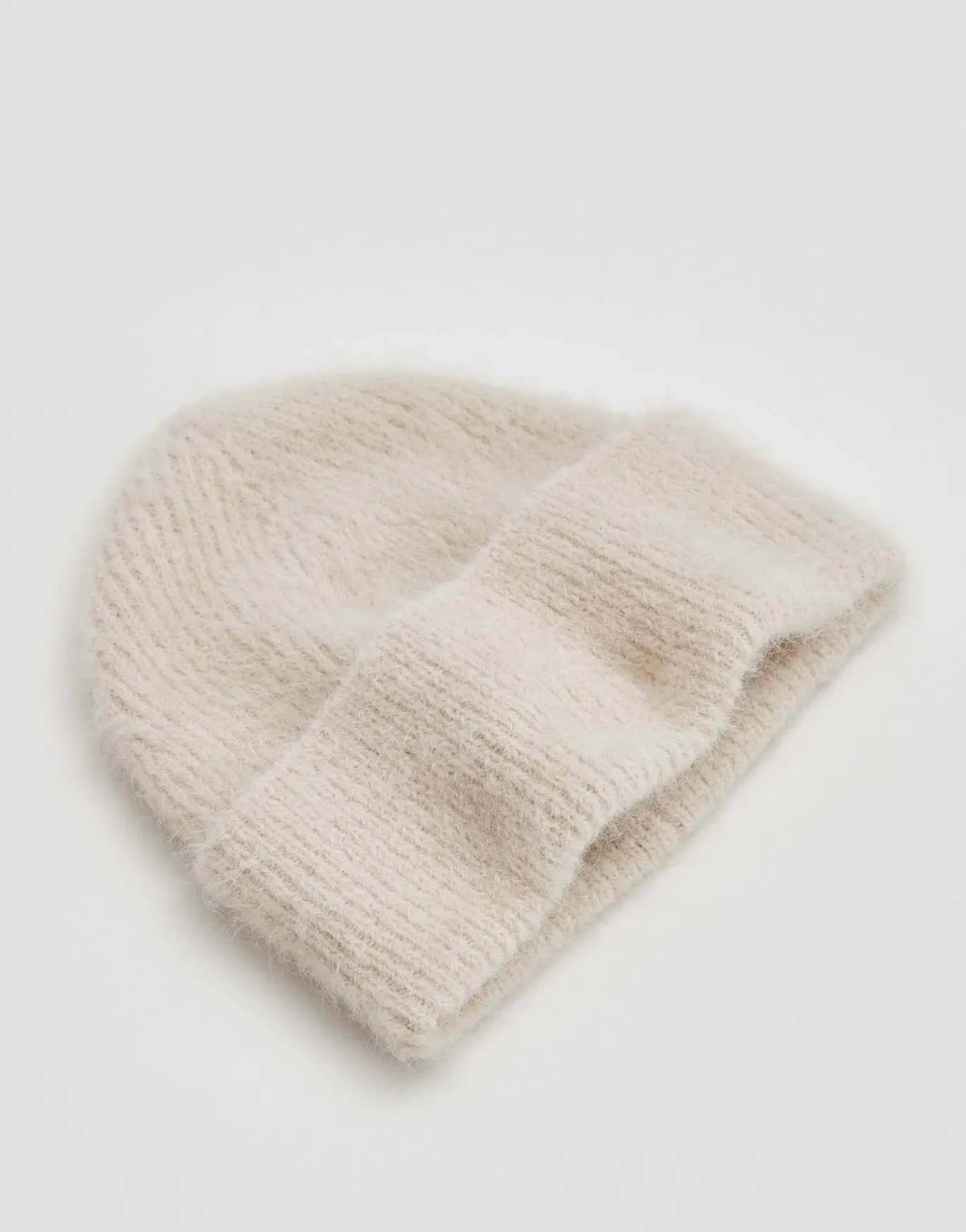 Damen OPUS Accessoires^Strickmütze Beky Fluffy Beige Online Bestellen