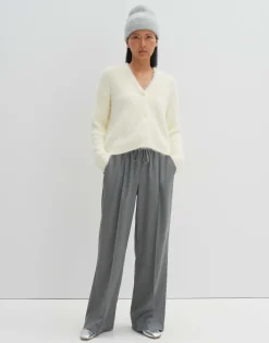 Damen OPUS Accessoires^Strickmütze Beky Fluffy Grau Online Bestellen