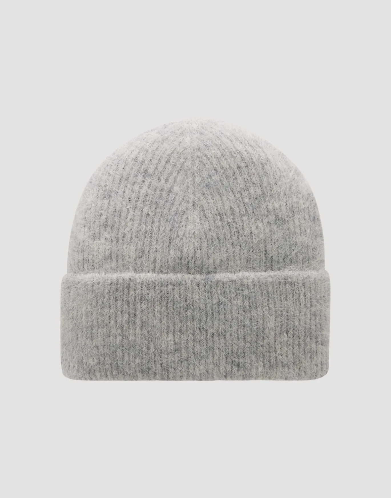 Damen OPUS Accessoires^Strickmütze Beky Fluffy Grau Online Bestellen