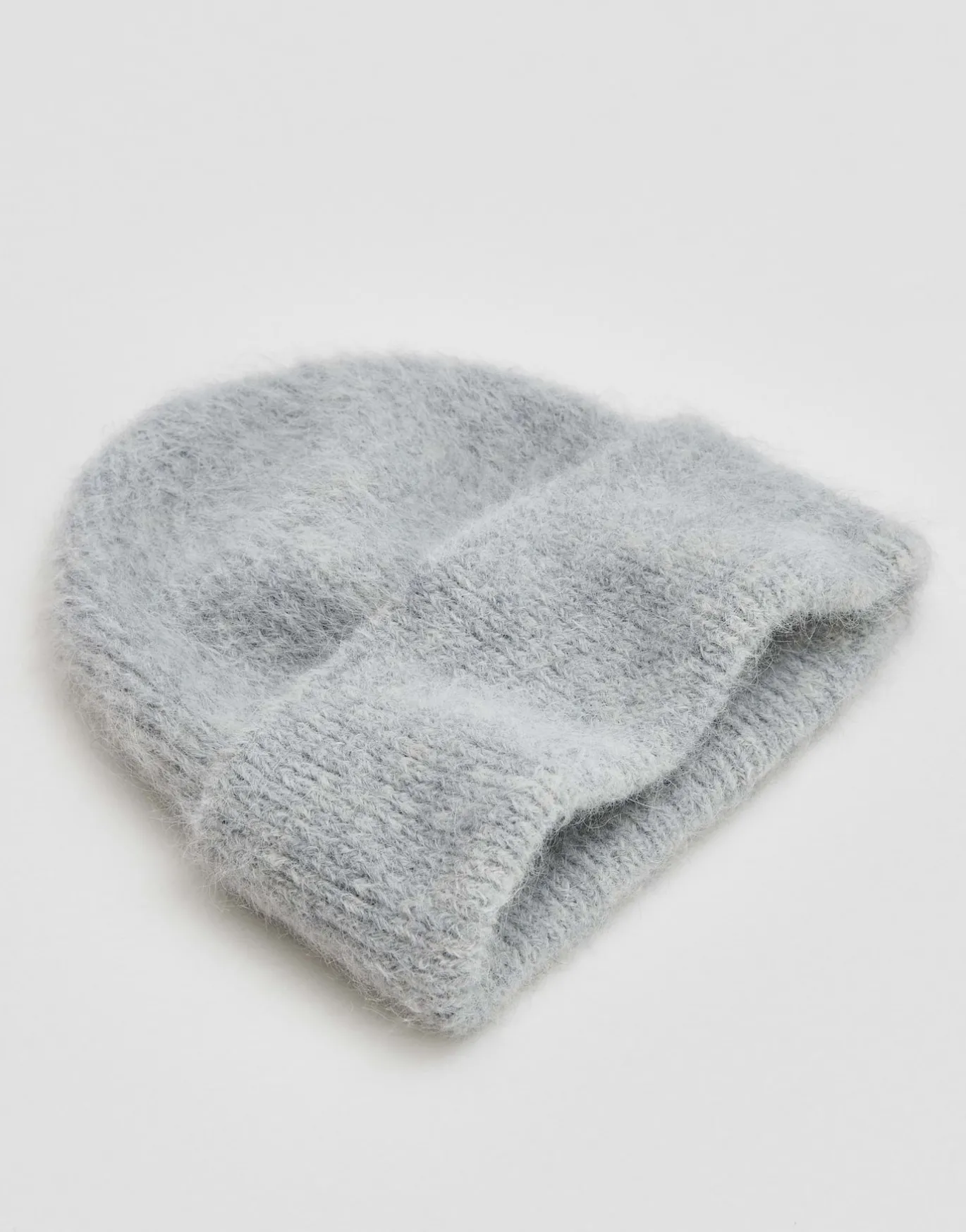Damen OPUS Accessoires^Strickmütze Beky Fluffy Grau Online Bestellen