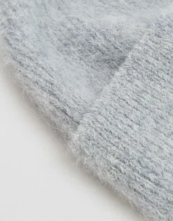 Damen OPUS Accessoires^Strickmütze Beky Fluffy Grau Online Bestellen