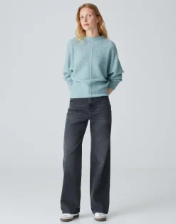 Damen OPUS Strick^Strickpullover Pahuma Soft Blau Online Bestellen