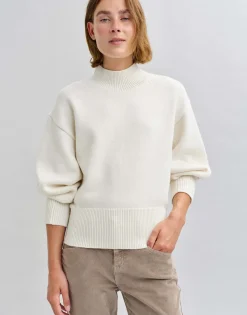Damen OPUS Strick^Strickpullover Pandini Weiß Online Bestellen
