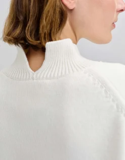 Damen OPUS Strick^Strickpullover Pandini Weiß Online Bestellen