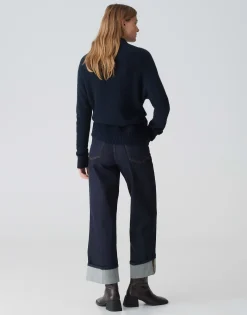 Damen OPUS Strick^Strickpullover Panwerp Blau Online Bestellen